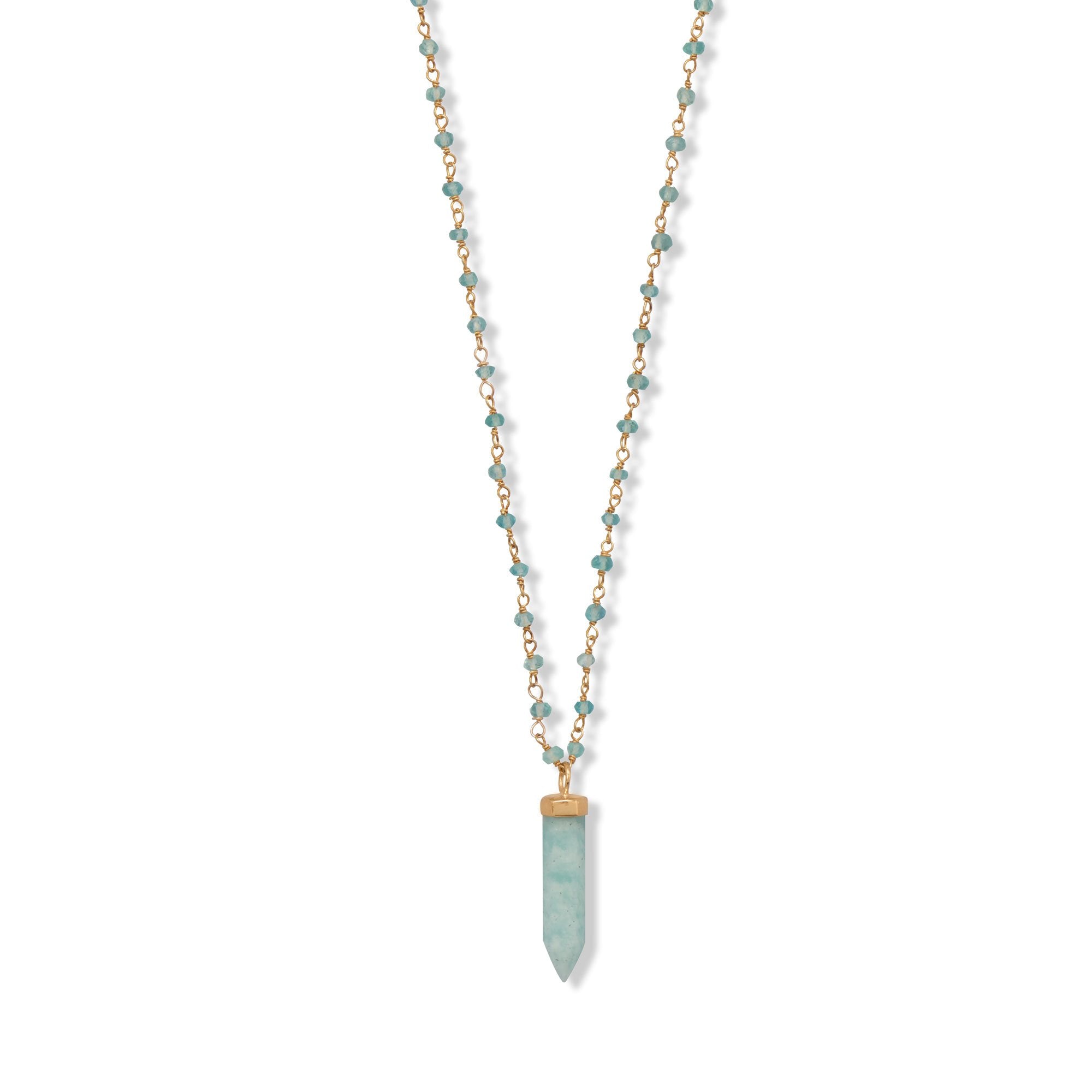 Be You Amazonite + Apatite Necklace.