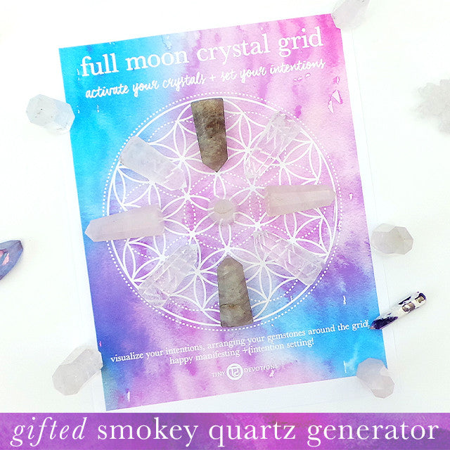 Smokey Quartz Generator | Mala Beads Japa Meditation Necklaces Sacred Geometry Healing Spiritual Crystal Collections.