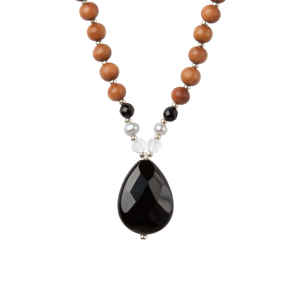 Strength Mala Beads Meditation Necklace.