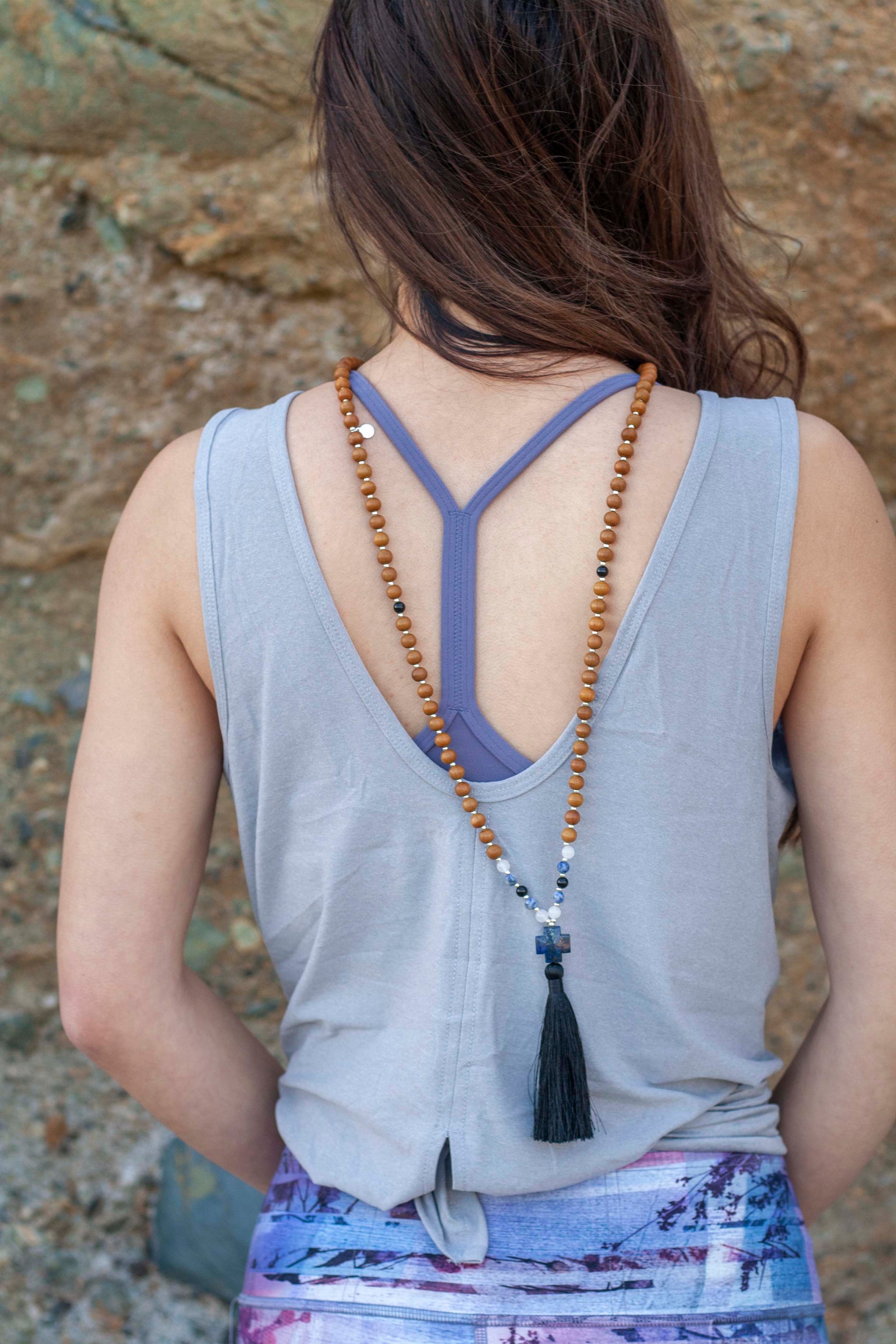 Visionary Silk Tassel Mala Beads.