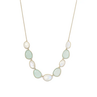 Blue Moon Gemstone Necklace
