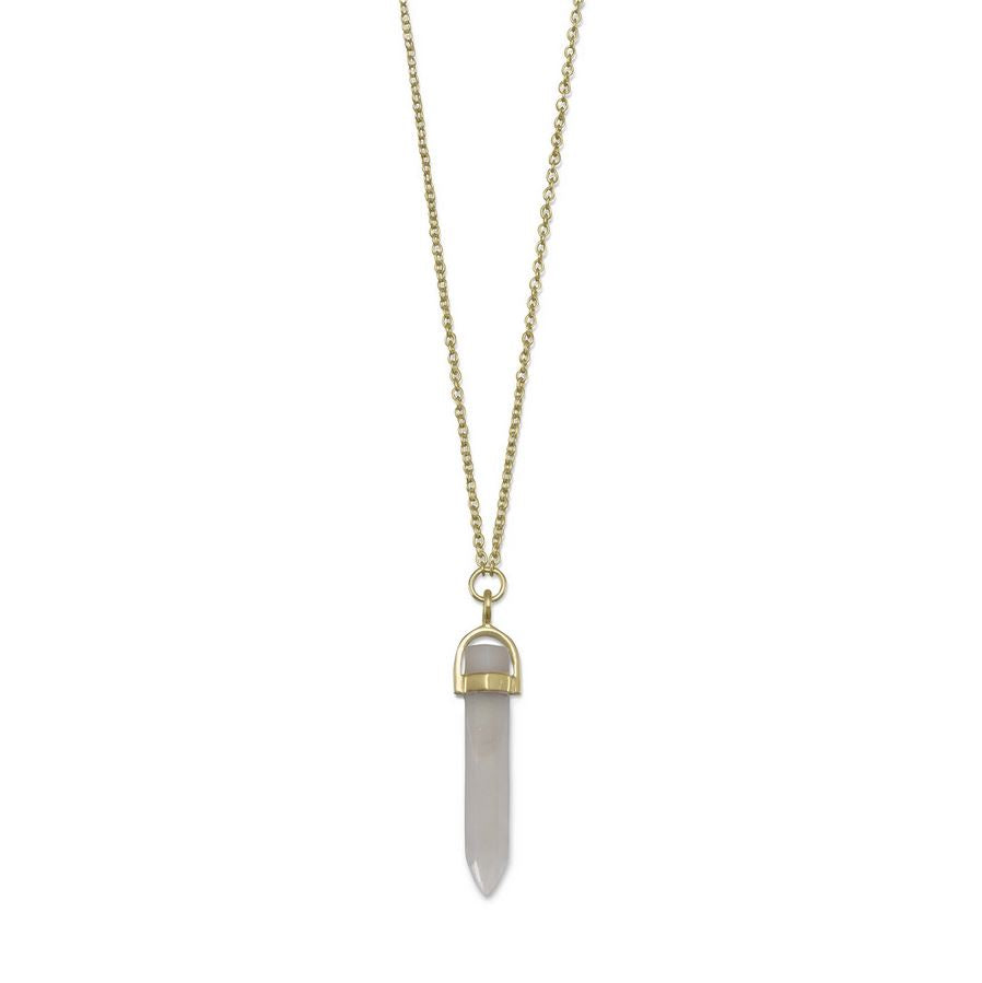 Crystal Clarity Moonstone Necklace