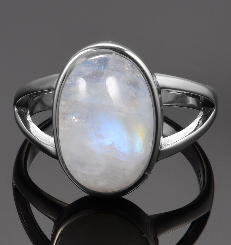 Lunar Love Moonstone Ring.