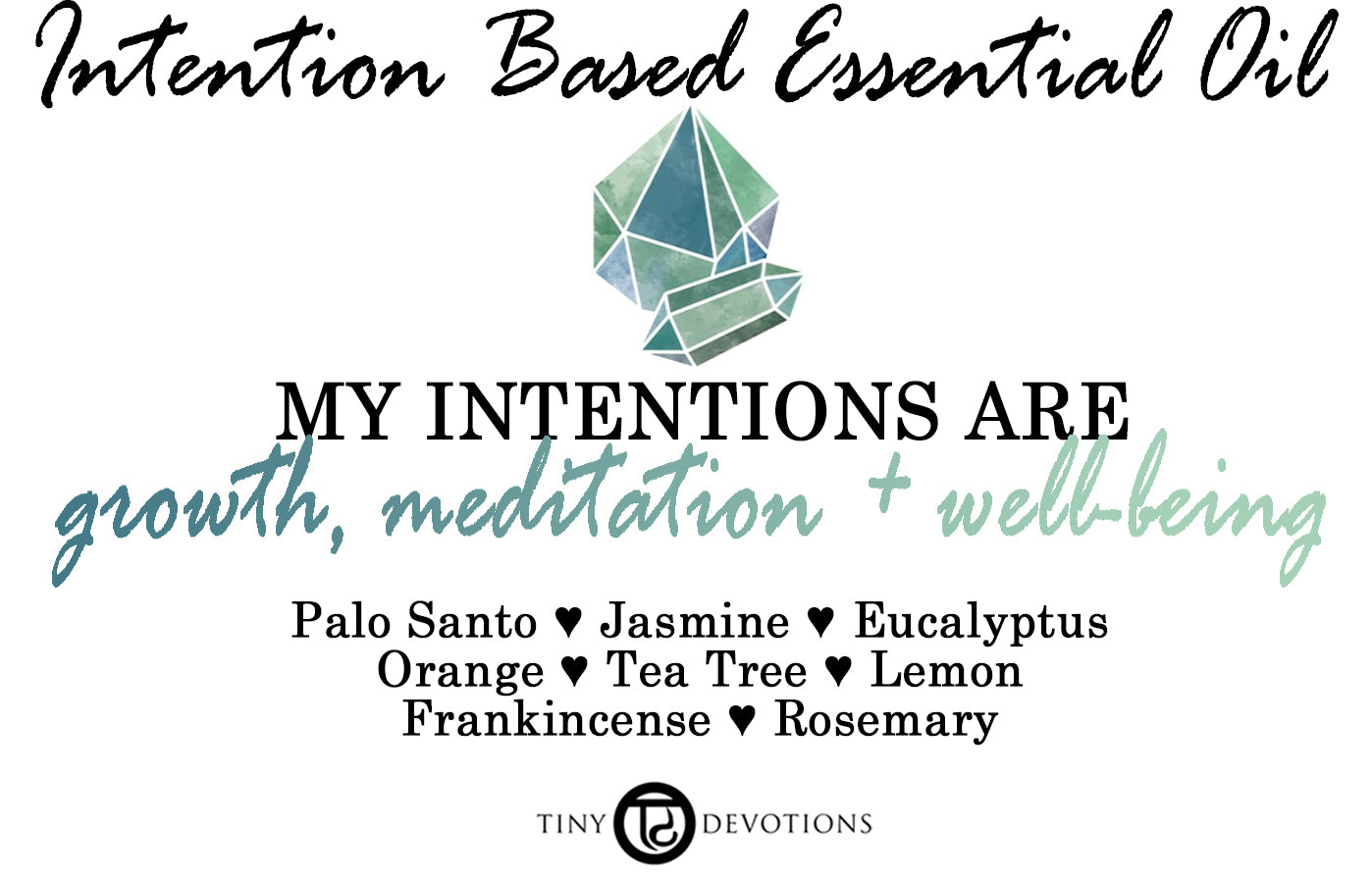 Growth Meditation + Well-being Intention Based Essential Oil.