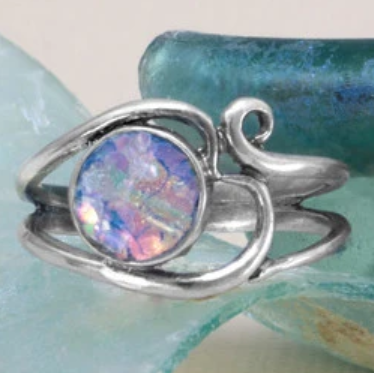 Rare Roman Glass Manifest Ring.